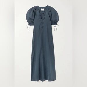 SLEEPER Net Sustain Garden Organic Linen Midi